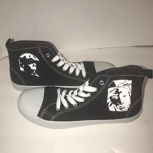 Custom sneakers Biggie and Tupac women’s size 7